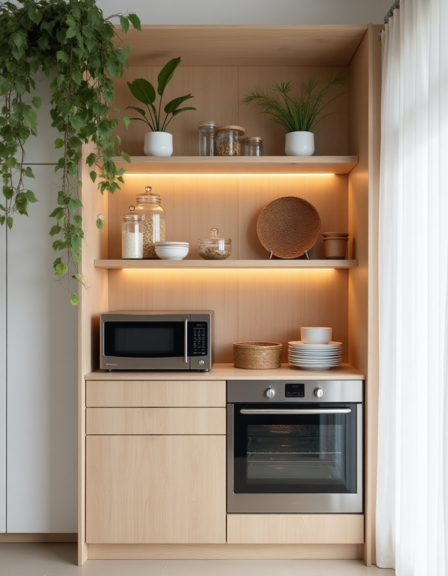 5 dicas para otimizar o espaço em uma cozinha pequena com móveis planejados