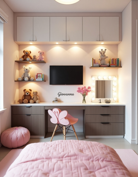 Sonho de criança realizado: Quarto infantil planejado com alto padrão e funcionalidade