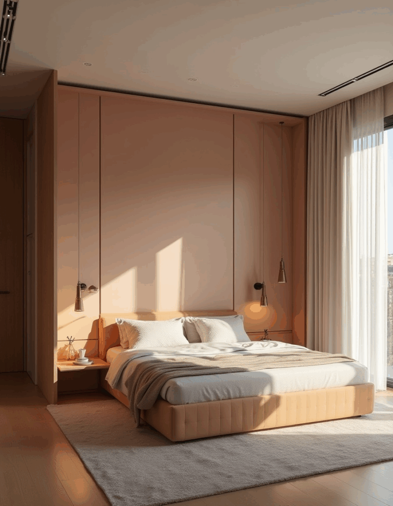 Quarto casal planejado Sorocaba moderno