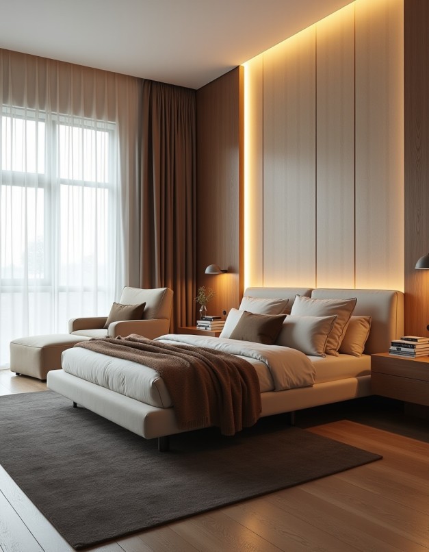Transforme seu dormitório de casal em Alphaville em um refúgio de luxo e conforto! A Casa Finna apresenta 7 ideias exclusivas de móveis planejados para o seu santuário particular.